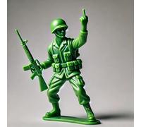 Aicoyiu Funny Green Army Men Action Figures, Funny Blue Navy Man, Gag Army Men Action Figures Statue, Novelty Mini Soldier Statue for Desktop Decorations Military Themed Party (A)