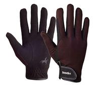 AICTIMO Horse Riding Gloves for Equestrian Ridng Professional Breathable&Soft (Coffee, L/XL)