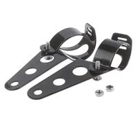 AICVV 2PCS Motorcycle Headlight Mount Bracket Fork Ear Chopper Headlamp Holder Clamp Adjustable Motor 28-36mm 38-48mm