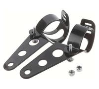 AICVV 2PCS Motorcycle Headlight Mount Bracket Fork Ear Chopper Headlamp Holder Clamp Adjustable Motor 28-36mm 38-48mm