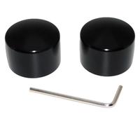 AICVV Motorcycle Front Axle Nut Covers Rear Wheel Shaft Cap Side Protector Guard Black Compatible With V Rod Night