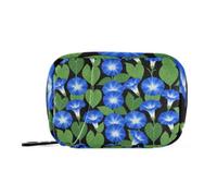 aid Bag Organizer Zipper case for Purse Victorian Blue Morning Glory