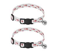 Aid Helicopter Dog Collars for Dogs Adjustable Male Dog Collars 2 Pcs