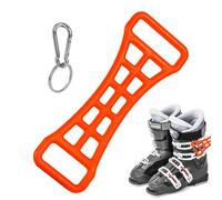 Aid in the ski shoe bow - ski boot tightening effort tool, ice scraper for ski boot sole, multifunctional tool for scratching boots