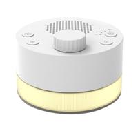 Aid Machine with 24 Sounds Adjustment Warm Lighting 4 Timer Setting for Home and Travel White Noise Machine