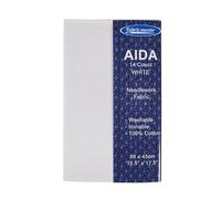 Aida 14 Count White 39x45cm