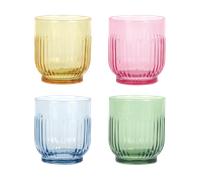 Aida Aida drinking glasses 33 cl 4 pieces Amber, red, light blue, green