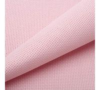 Aida Cloth 14 Count Cross Stitch Fabric,19×28inch (14CT, Pink)