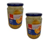Aida Compot Peach Halves 690G Ready to Serve Product of Bulgaria Pack of 2