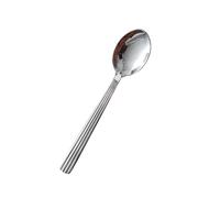 Aida Groovy dessert spoon Mirror polish