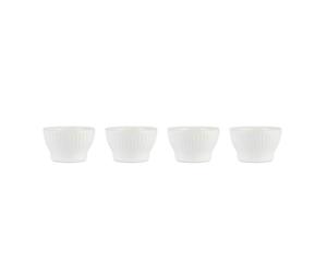 Aida - Groovy Egg Cups 4-pack, White - White