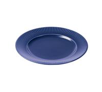 Aida Groovy plate Ø 21 cm Blue