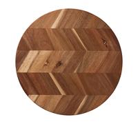 Aida Herringbone cutting board Ø28 cm Acacia