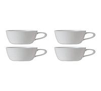 AIDA RAW Arctic White Mug with Handle 35 cl Pack of 4