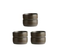 Aida - Raw Bowl 13,5 cm 6-pack, Metallic Brown - Metallic Brown
