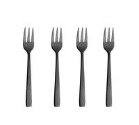 Aida Raw cake fork 4 pieces black