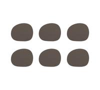 Aida Raw coaster leather 6-pack Clay (brown)