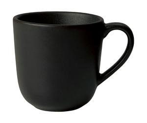 Aida - Raw Coffee Mug With Handle 20 cl, Titanium Black - Titanium Black