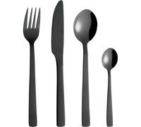 Aida - Raw Cutlery Set 24-pack, Black - Black