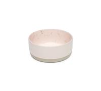 Aida Raw deep bowl stoneware Nude with dots