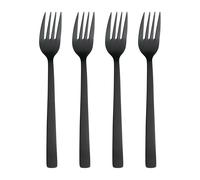 Aida Raw dinner fork 4-pack Black