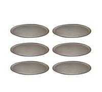 Aida - Raw Dinner Plate 28 cm 6-pack, Metallic Brown - Metallic Brown