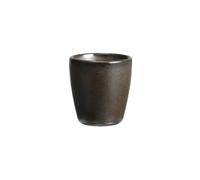 Aida Raw egg cup stoneware metallic brown