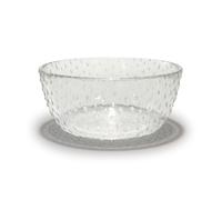 Aida Raw glass bowl Ø14 cm Clear