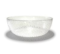 Aida Raw glass bowl Ø26.5 cm Clear