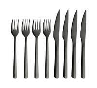 Aida Raw grill cutlery 8 pieces Black