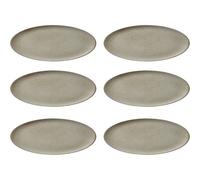 Aida - RAW Lunch Plate 23 cm 6-pack, Sandy Beige - Sandy Beige