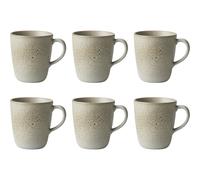 Aida - RAW Mug With Handle 35 cl 6-pack, Sandy Beige - Sandy Beige