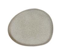 Aida Raw Organic lunch plate 24x21 cm Sandy beige