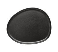 Aida Raw Organic lunch plate 24x21 cm Titanium Black
