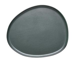Aida - Raw Organic Plate 25x29 cm, Northern Green - Northern Green
