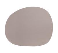 Aida Raw placemat leather Dusty rose buffalo