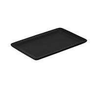 Aida Raw plate 23.5x15 cm Titanium black