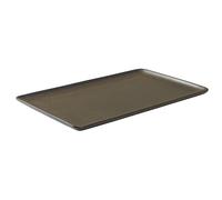 Aida Raw plate 31.5x20 cm metallic brown