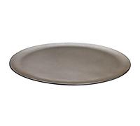 Aida Raw plate Ø34 cm metallic brown