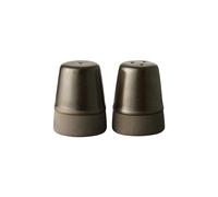 Aida Raw salt and pepper set metallic brown