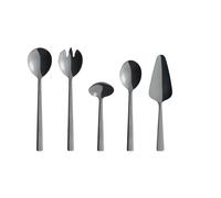 Aida Raw servering cutlery 5 pieces Black