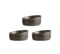 Aida - Raw Soup Bowls 19,4 cm 6-pack, Metallic Brown - Metallic Brown