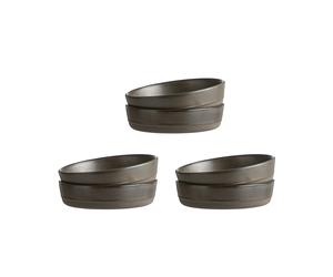 Aida - Raw Soup Bowls 19,4 cm 6-pack, Metallic Brown - Metallic Brown