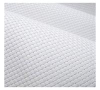 Aida,Water Soluble Canvas Cloth 16CT Embroidery Canvas Cross Stitch Canvas of White Color (Size : 100x100cm)