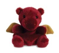 Aurora, 33535, Palm Pals Aidan Dragon, 5In, Soft Toy, Maroon