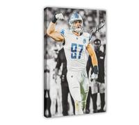 Aidan Hutchinson Poster Canvas Poster Bedroom Decor Landscape Office Room Decor Gift 20x30inch(50x75cm)