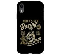 Aidan's Gym Boxing MMA Retro Design for the Name Aidan Case for iPhone XR