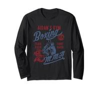 Aidan's Gym Boxing MMA Retro Design for The Name Aidan Long Sleeve T-Shirt