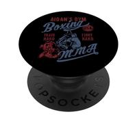 Aidan's Gym Boxing MMA Retro Design for the Name Aidan PopSockets Adhesive PopGrip