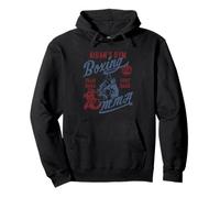 Aidan's Gym Boxing MMA Retro Design for the Name Aidan Pullover Hoodie